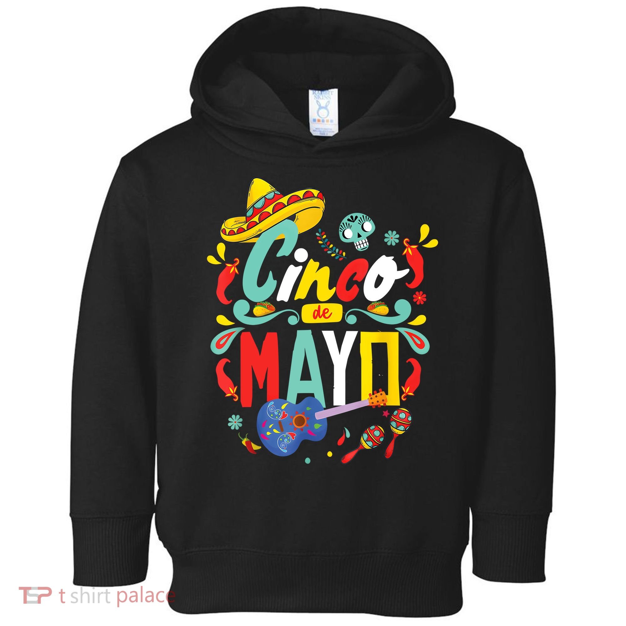 Cinco De Mayo Fiesta Surprise Camisa 5 De Mayo Viva Mexico Toddler Hoodie
