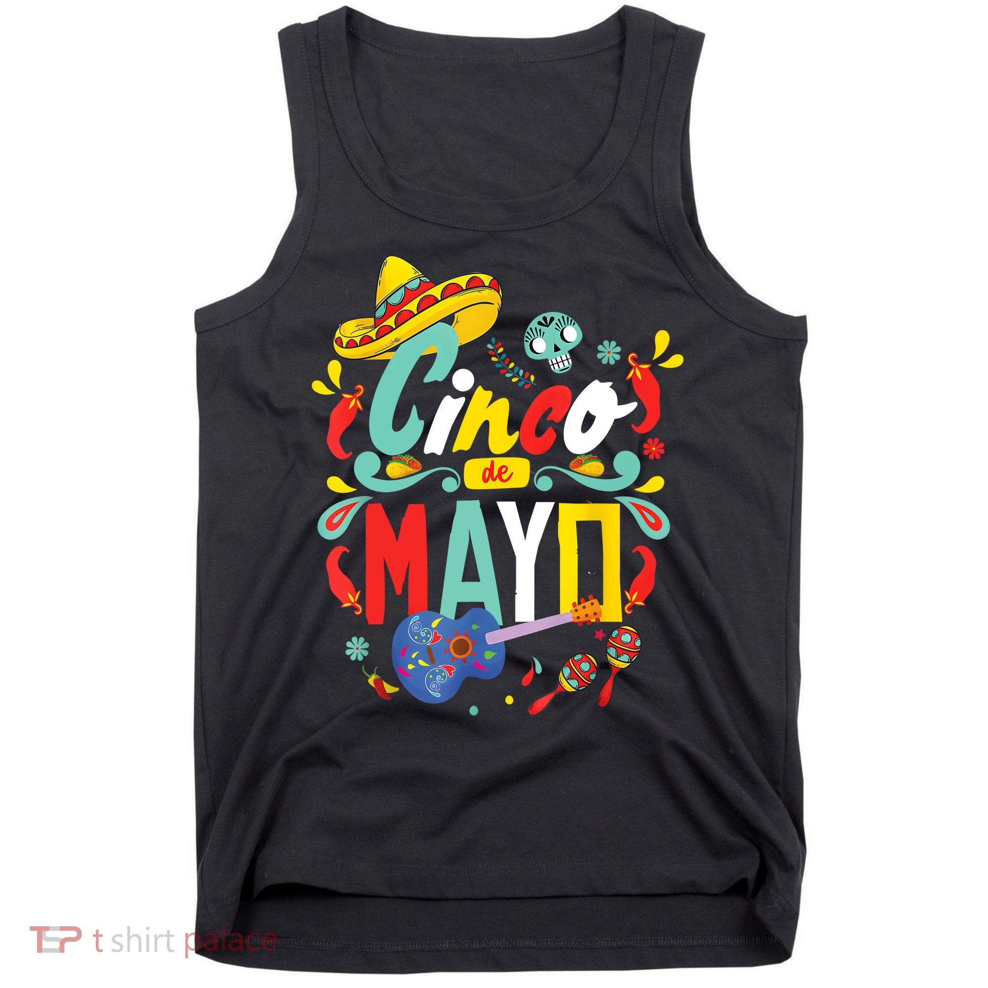 Cinco De Mayo Fiesta Surprise Camisa 5 De Mayo Viva Mexico Tank Top