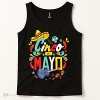 Cinco De Mayo Fiesta Surprise Camisa 5 De Mayo Viva Mexico Tank Top thumb 2