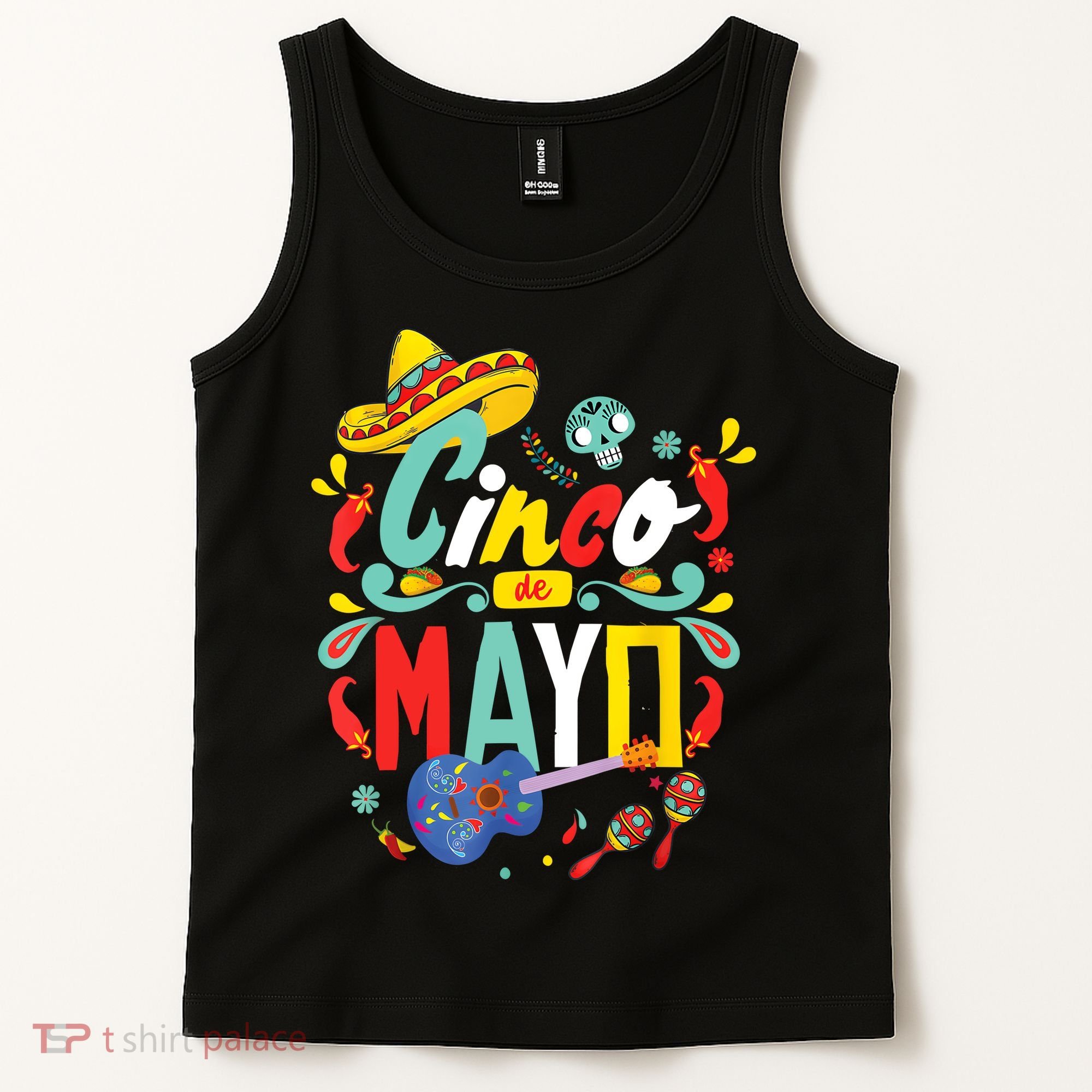 Cinco De Mayo Fiesta Surprise Camisa 5 De Mayo Viva Mexico Tank Top
