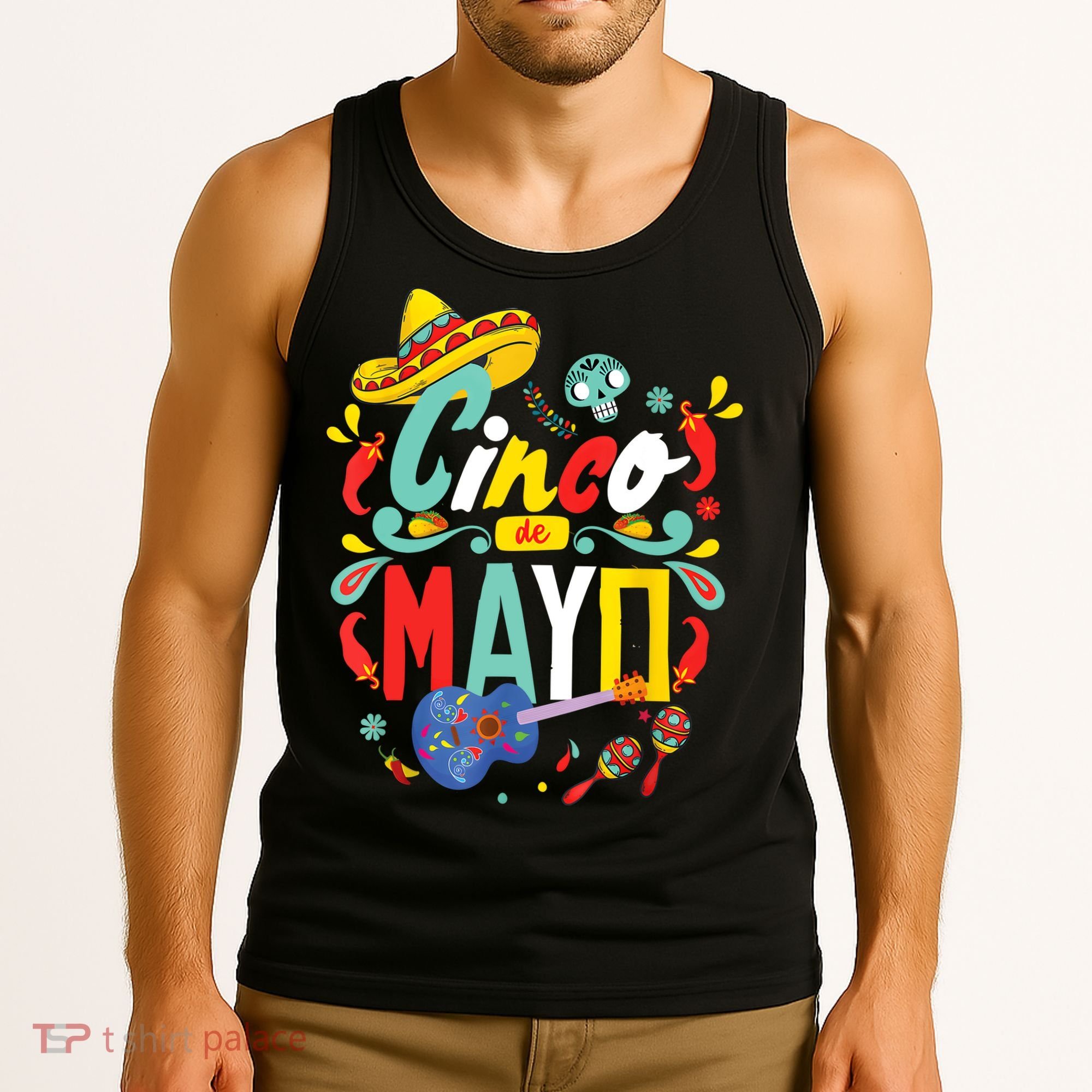 Cinco De Mayo Fiesta Surprise Camisa 5 De Mayo Viva Mexico Tank Top