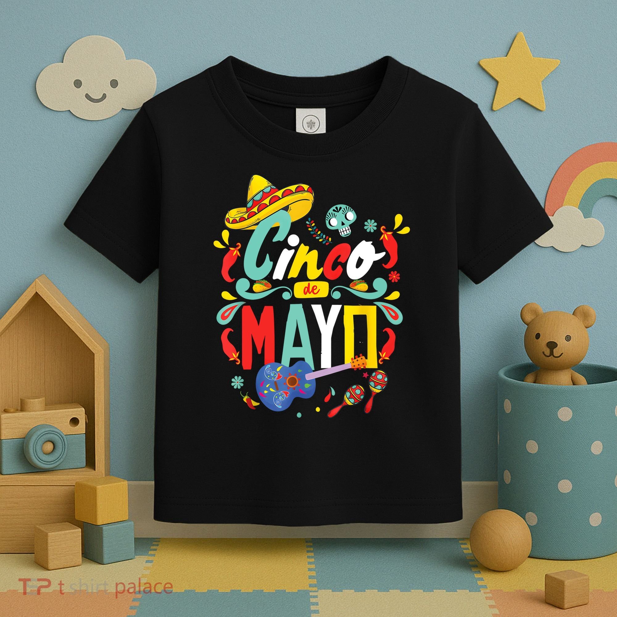 Cinco De Mayo Fiesta Surprise Camisa 5 De Mayo Viva Mexico Toddler T-Shirt