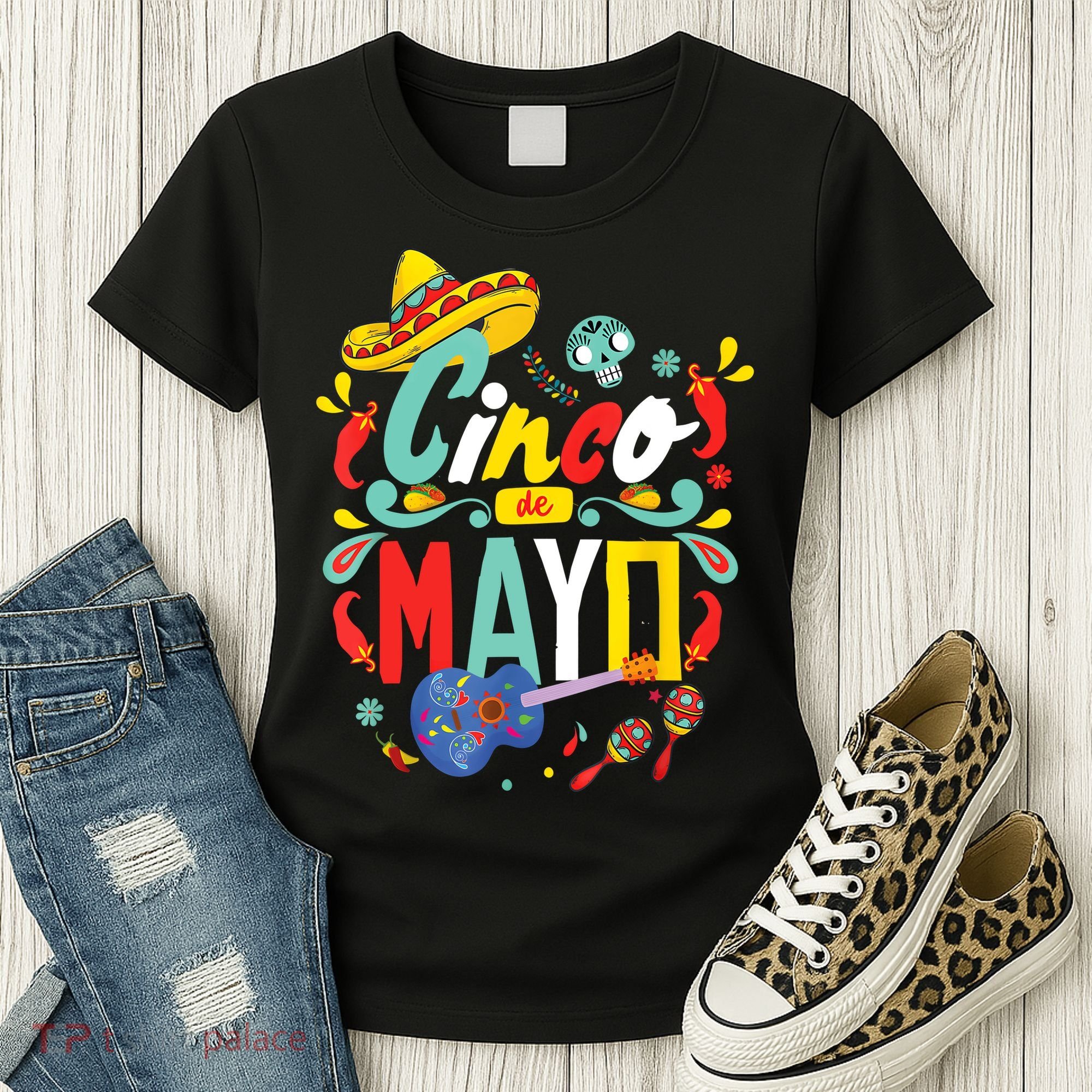 Cinco De Mayo Fiesta Surprise Camisa 5 De Mayo Viva Mexico Women's T-Shirt