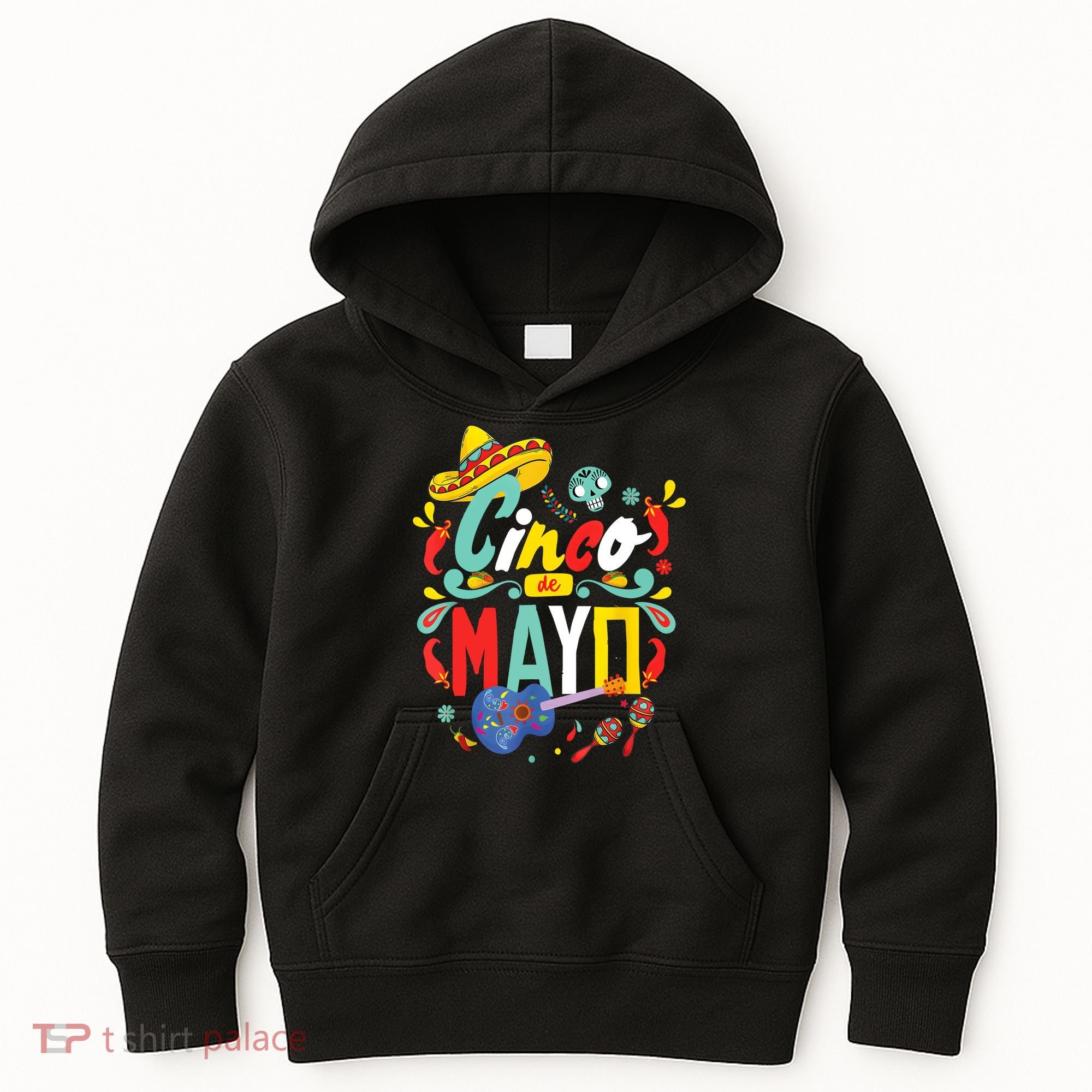 Cinco De Mayo Fiesta Surprise Camisa 5 De Mayo Viva Mexico Kids Hoodie