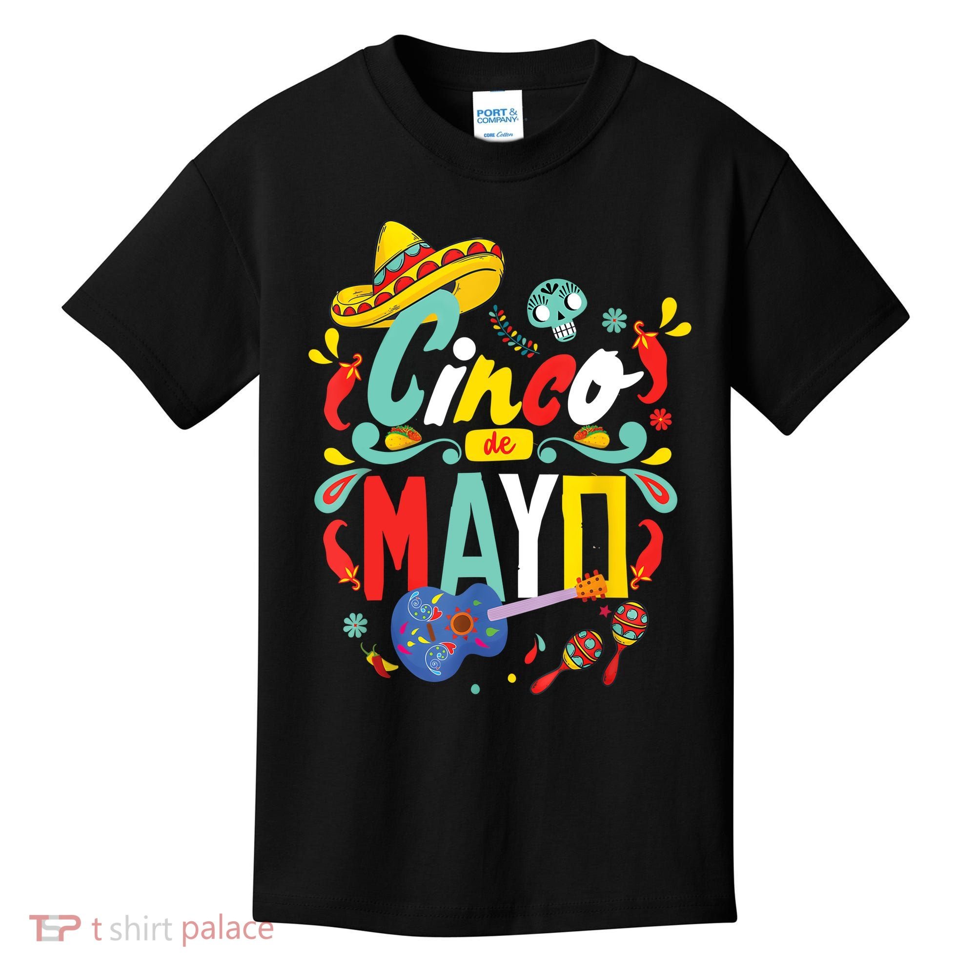 Cinco De Mayo Fiesta Surprise Camisa 5 De Mayo Viva Mexico Kids T-Shirt