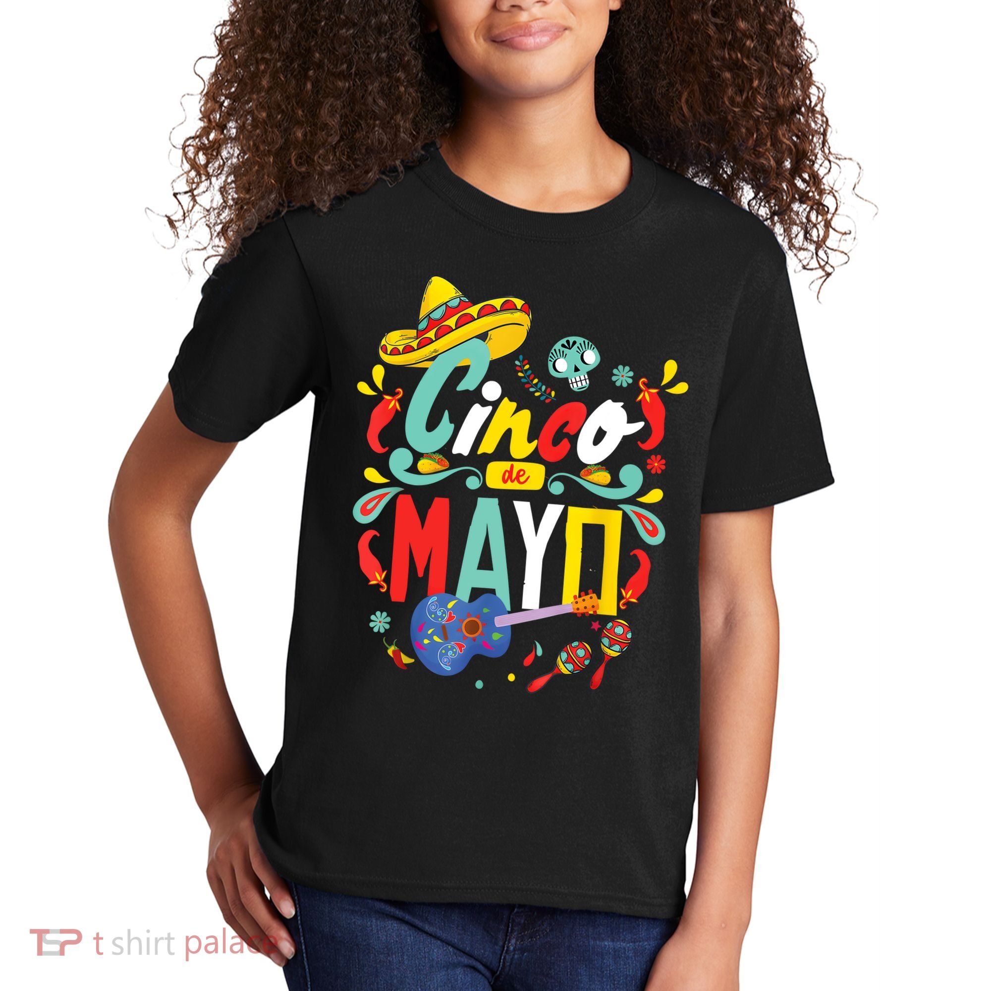 Cinco De Mayo Fiesta Surprise Camisa 5 De Mayo Viva Mexico Kids T-Shirt