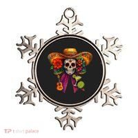 Cinco De Mayo Mexico Tequila Margarita Tacos Sugar Skull Ornament thumb 0