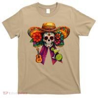Cinco De Mayo Mexico Tequila Margarita Tacos Sugar Skull T-Shirt thumb 0