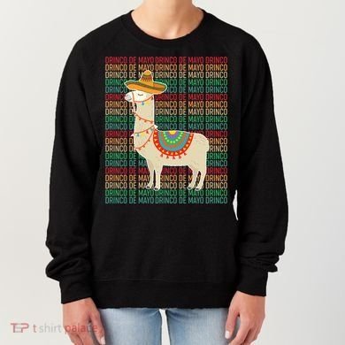 Cinco De Mayo Mexican Llama O De Mayo Gift Women's Sweatshirt