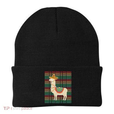 Cinco De Mayo Mexican Llama O De Mayo Gift Beanie