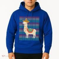 Cinco De Mayo Mexican Llama O De Mayo Gift Hoodie thumb 2
