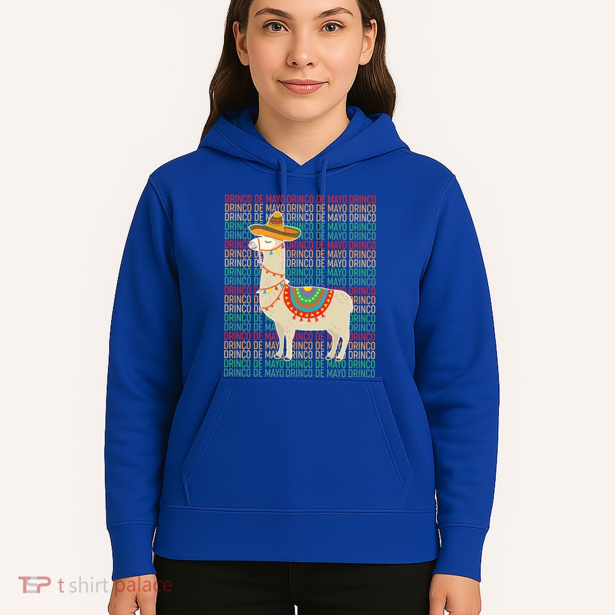 Cinco De Mayo Mexican Llama O De Mayo Gift Hoodie