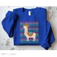 Cinco De Mayo Mexican Llama O De Mayo Gift Sweatshirt thumb 2