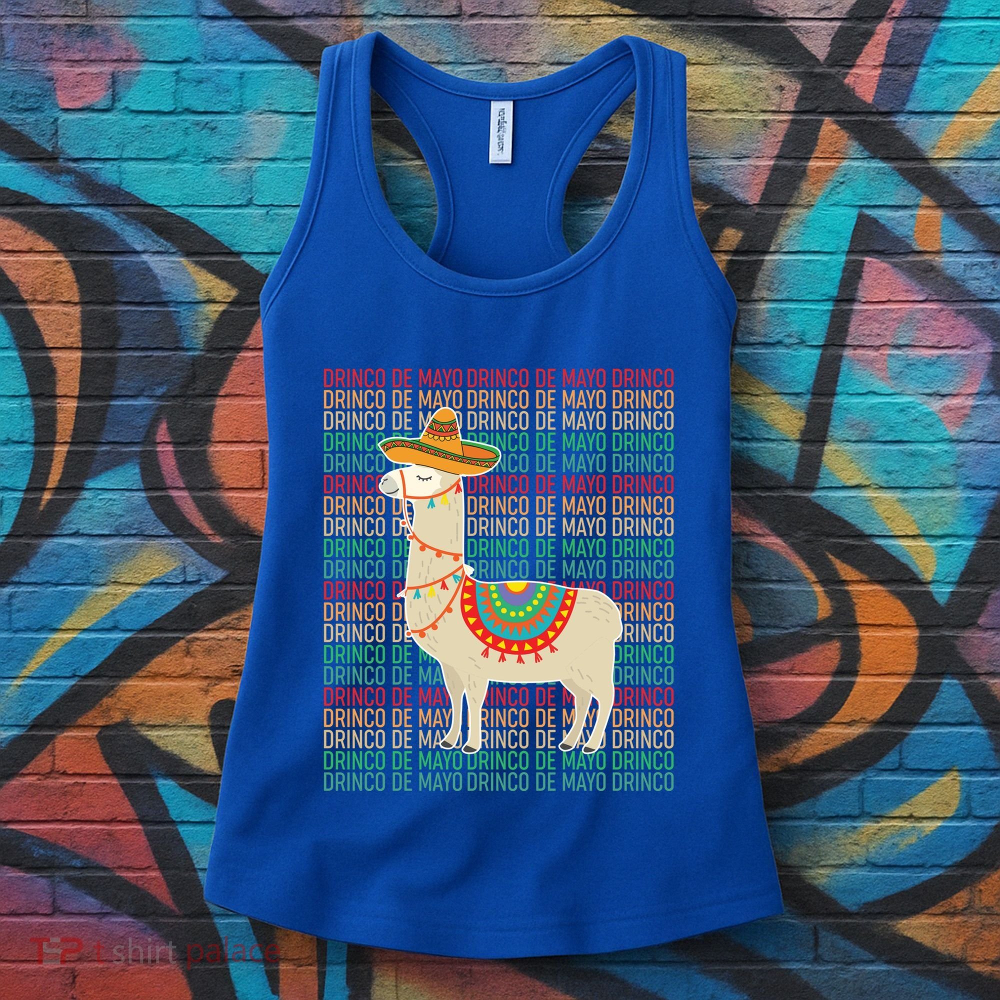 Cinco De Mayo Mexican Llama O De Mayo Gift Women's Tank Top