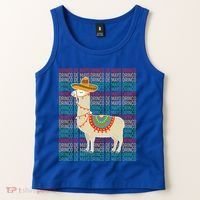 Cinco De Mayo Mexican Llama O De Mayo Gift Tank Top thumb 2