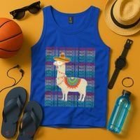 Cinco De Mayo Mexican Llama O De Mayo Gift Tank Top thumb 4