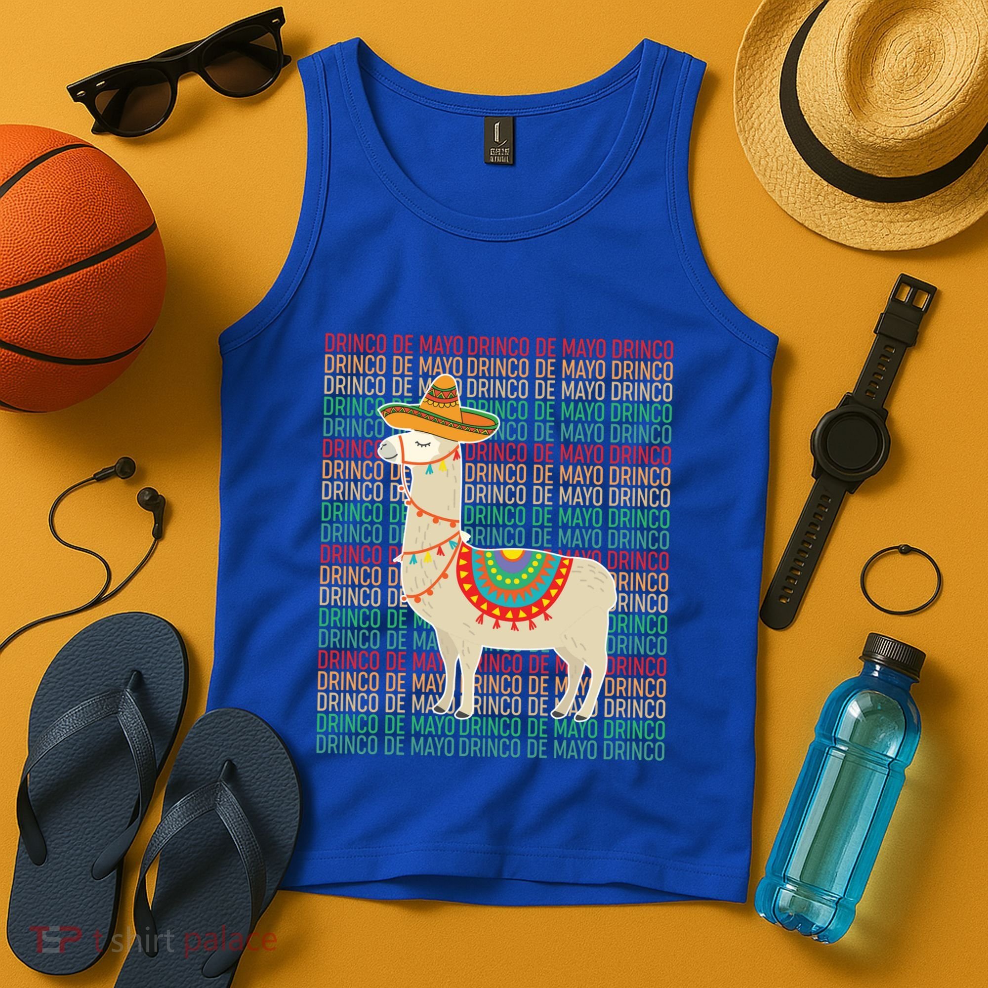 Cinco De Mayo Mexican Llama O De Mayo Gift Tank Top