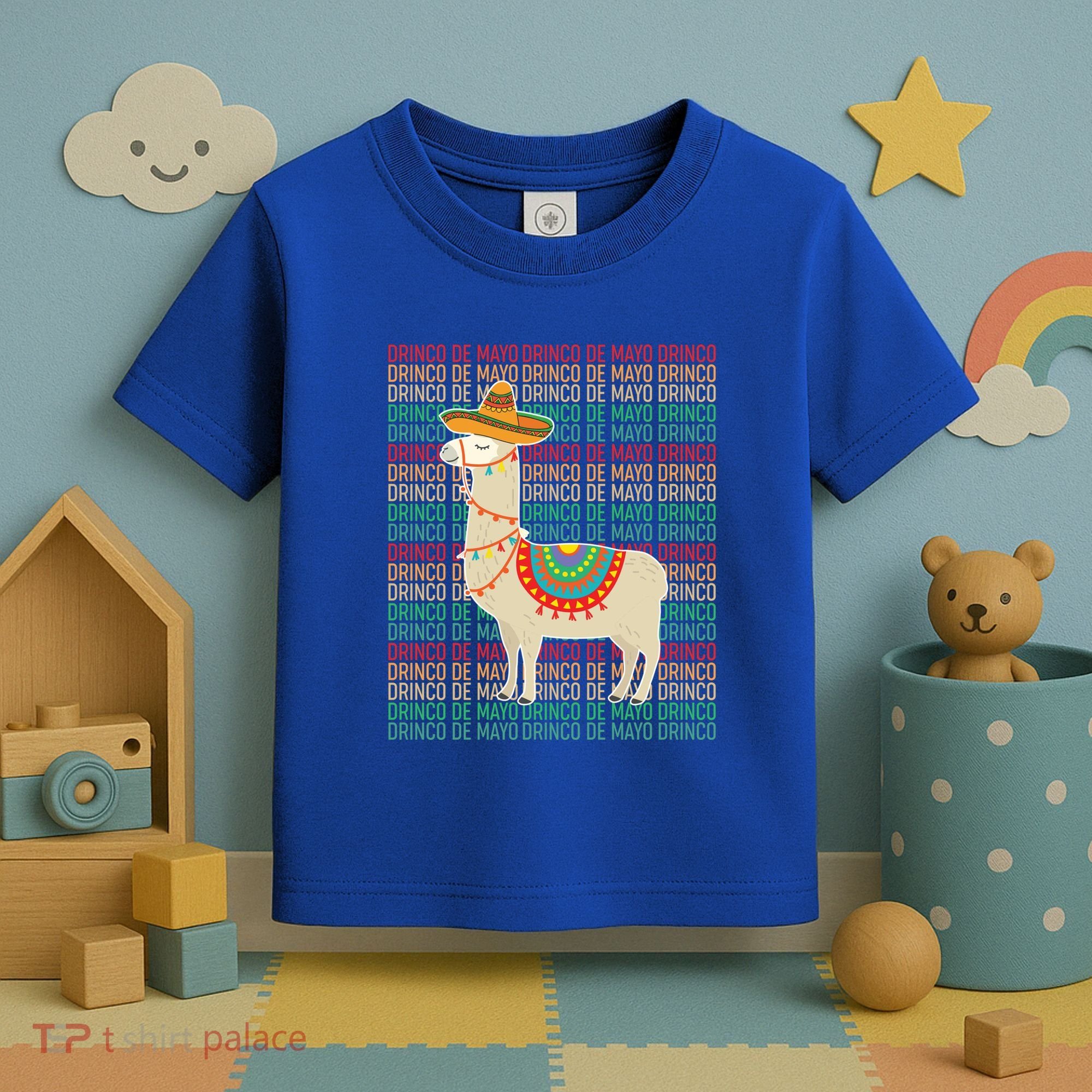 Cinco De Mayo Mexican Llama O De Mayo Gift Toddler T-Shirt