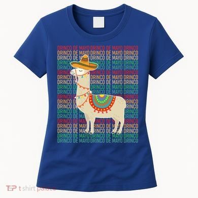 Cinco De Mayo Mexican Llama O De Mayo Gift Women's T-Shirt