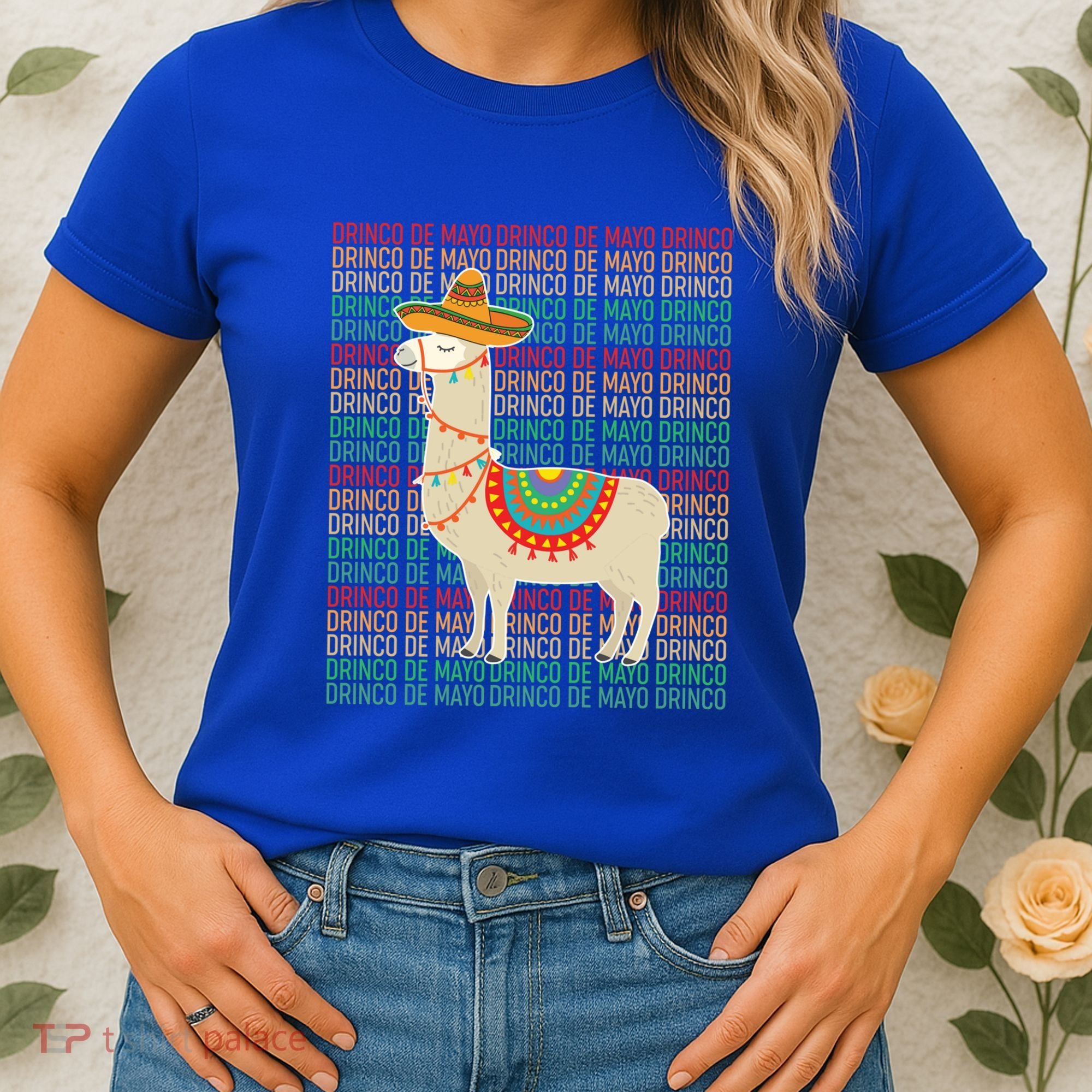 Cinco De Mayo Mexican Llama O De Mayo Gift Women's T-Shirt