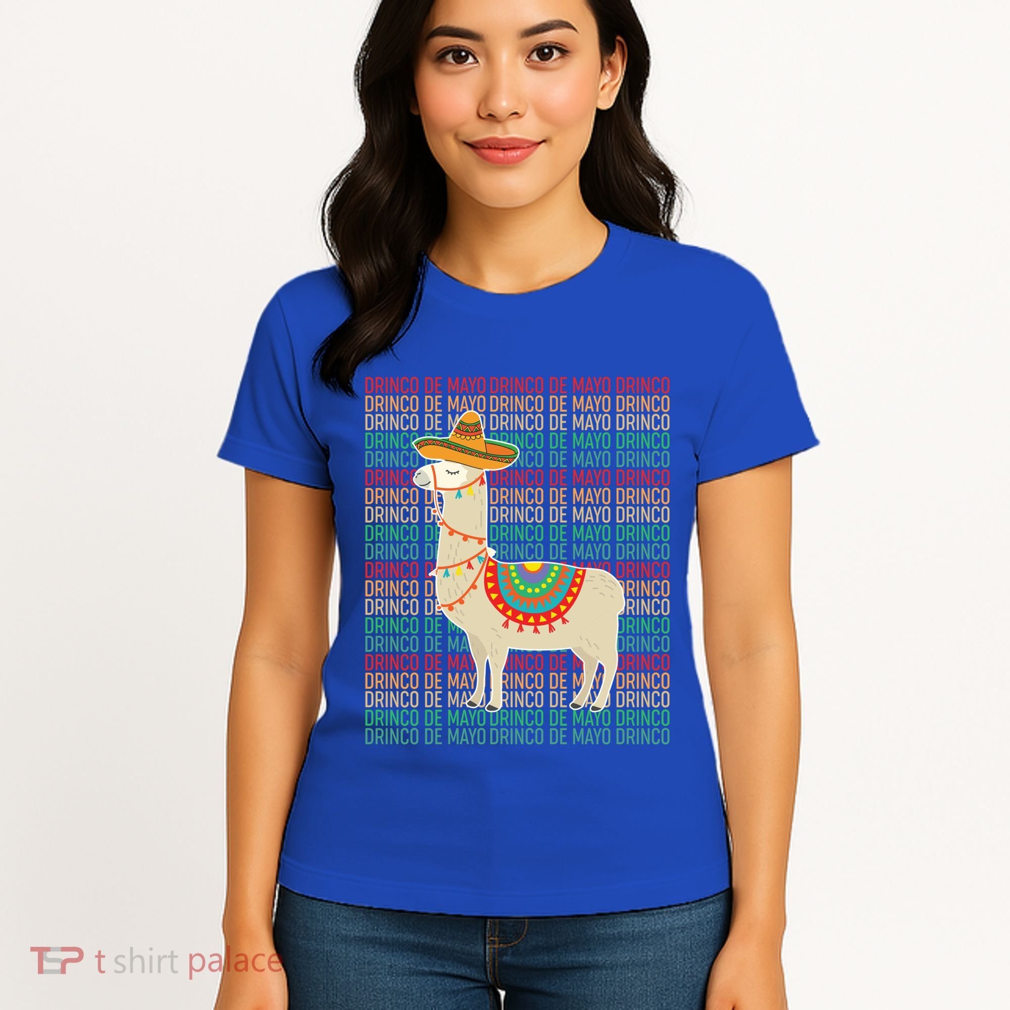 Cinco De Mayo Mexican Llama O De Mayo Gift Women's T-Shirt