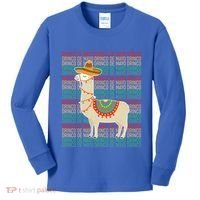 Cinco De Mayo Mexican Llama O De Mayo Gift Kids Long Sleeve Shirt thumb 0