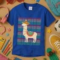Cinco De Mayo Mexican Llama O De Mayo Gift Kids T-Shirt thumb 3