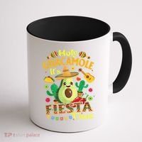 Cinco De Mayo Mexican Holy Guacamole Fiesta Time Gift Coffee Mug thumb 1