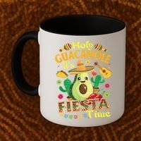 Cinco De Mayo Mexican Holy Guacamole Fiesta Time Gift Coffee Mug thumb 2