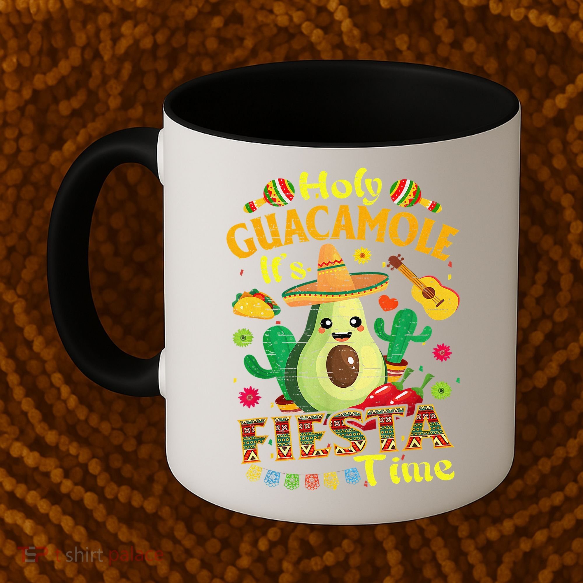 Cinco De Mayo Mexican Holy Guacamole Fiesta Time Gift Coffee Mug