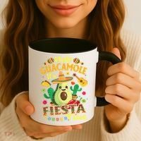 Cinco De Mayo Mexican Holy Guacamole Fiesta Time Gift Coffee Mug thumb 3