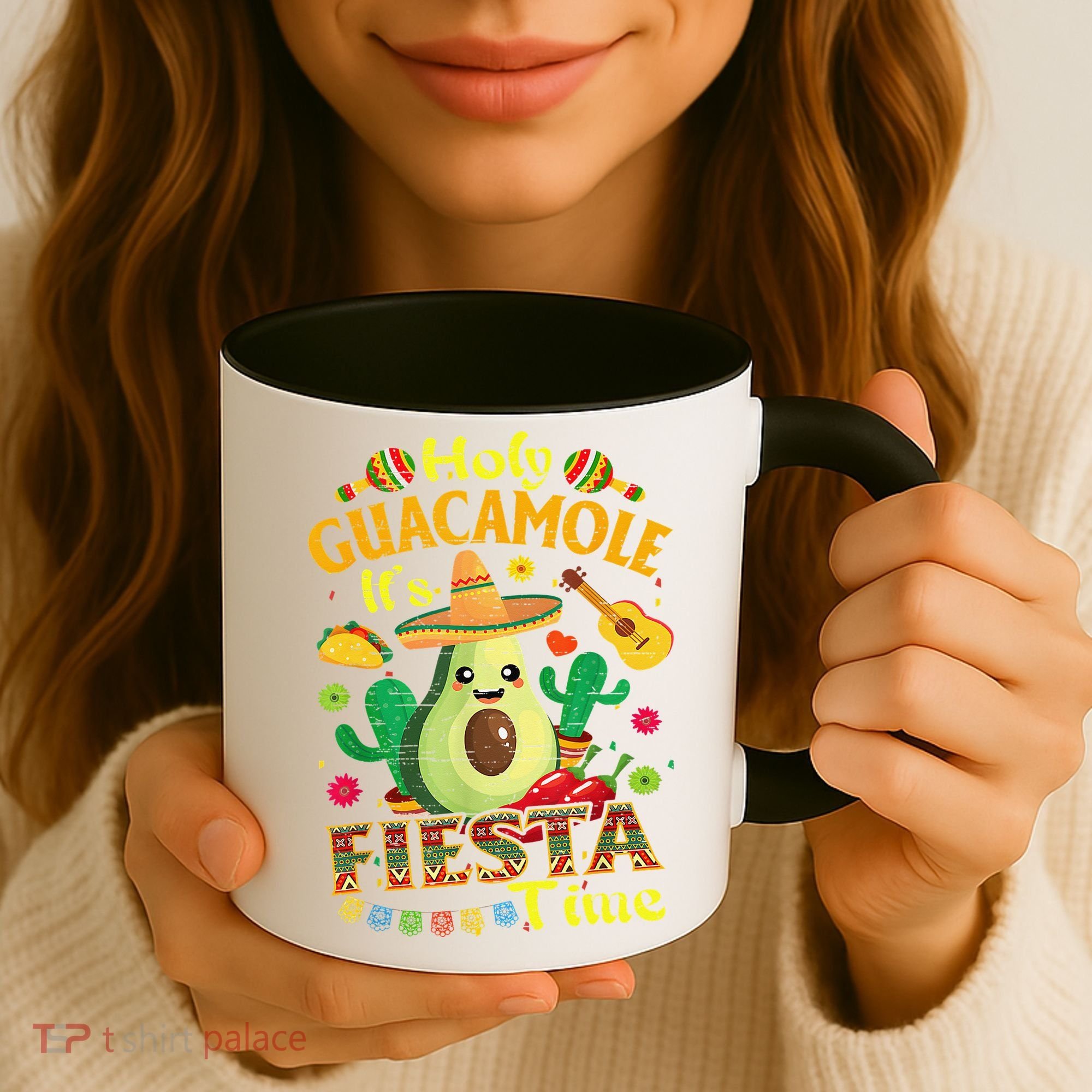 Cinco De Mayo Mexican Holy Guacamole Fiesta Time Gift Coffee Mug
