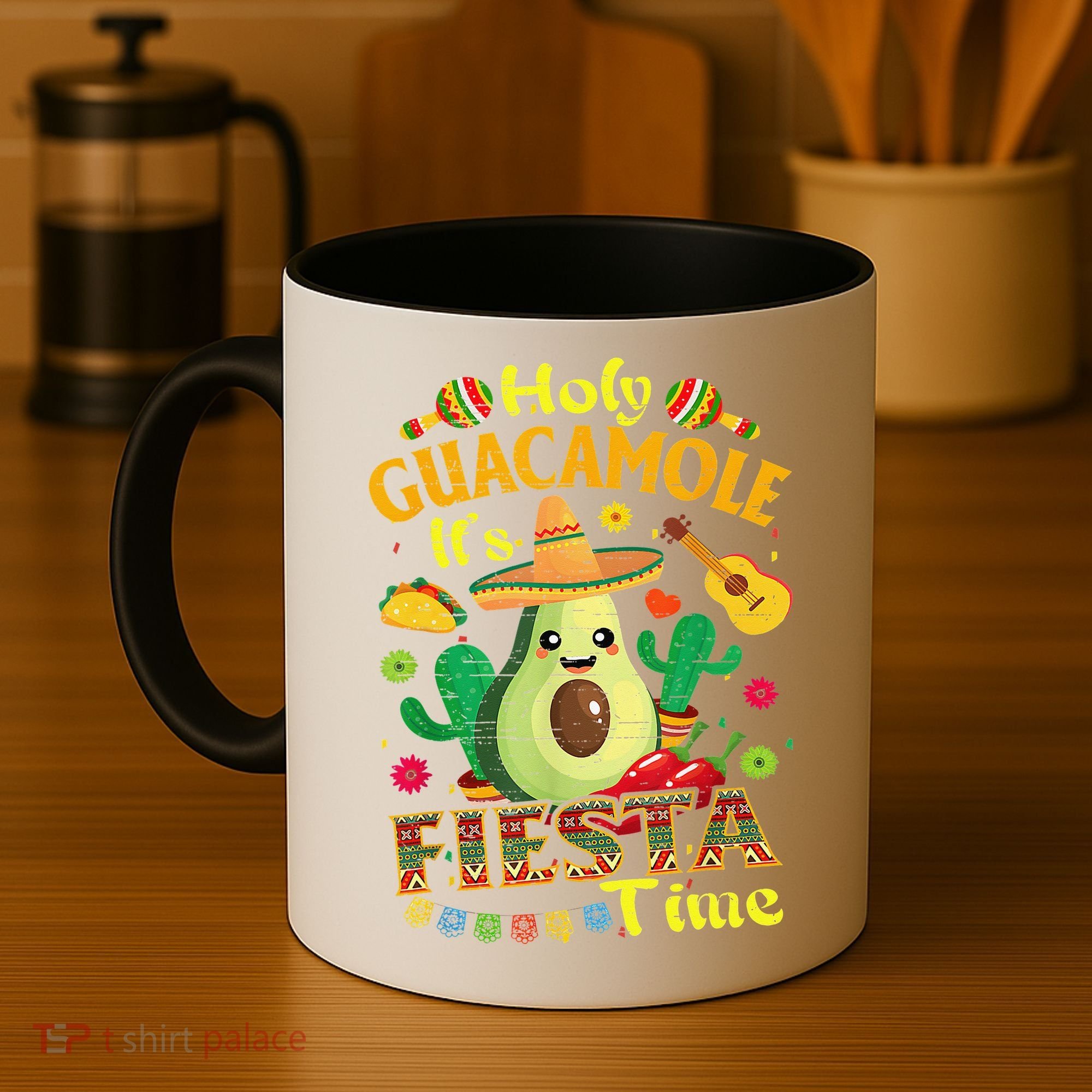 Cinco De Mayo Mexican Holy Guacamole Fiesta Time Gift Coffee Mug