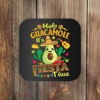 Cinco De Mayo Mexican Holy Guacamole Fiesta Time Gift Coaster thumb 0