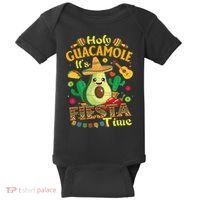 Cinco De Mayo Mexican Holy Guacamole Fiesta Time Gift Baby Bodysuit thumb 0
