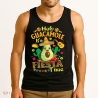 Cinco De Mayo Mexican Holy Guacamole Fiesta Time Gift Tank Top thumb 3