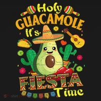 Cinco De Mayo Mexican Holy Guacamole Fiesta Time Gift Tank Top thumb 6