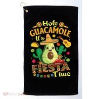 Cinco De Mayo Mexican Holy Guacamole Fiesta Time Gift Golf Towel thumb 0
