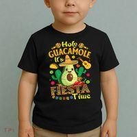 Cinco De Mayo Mexican Holy Guacamole Fiesta Time Gift Toddler T-Shirt thumb 2