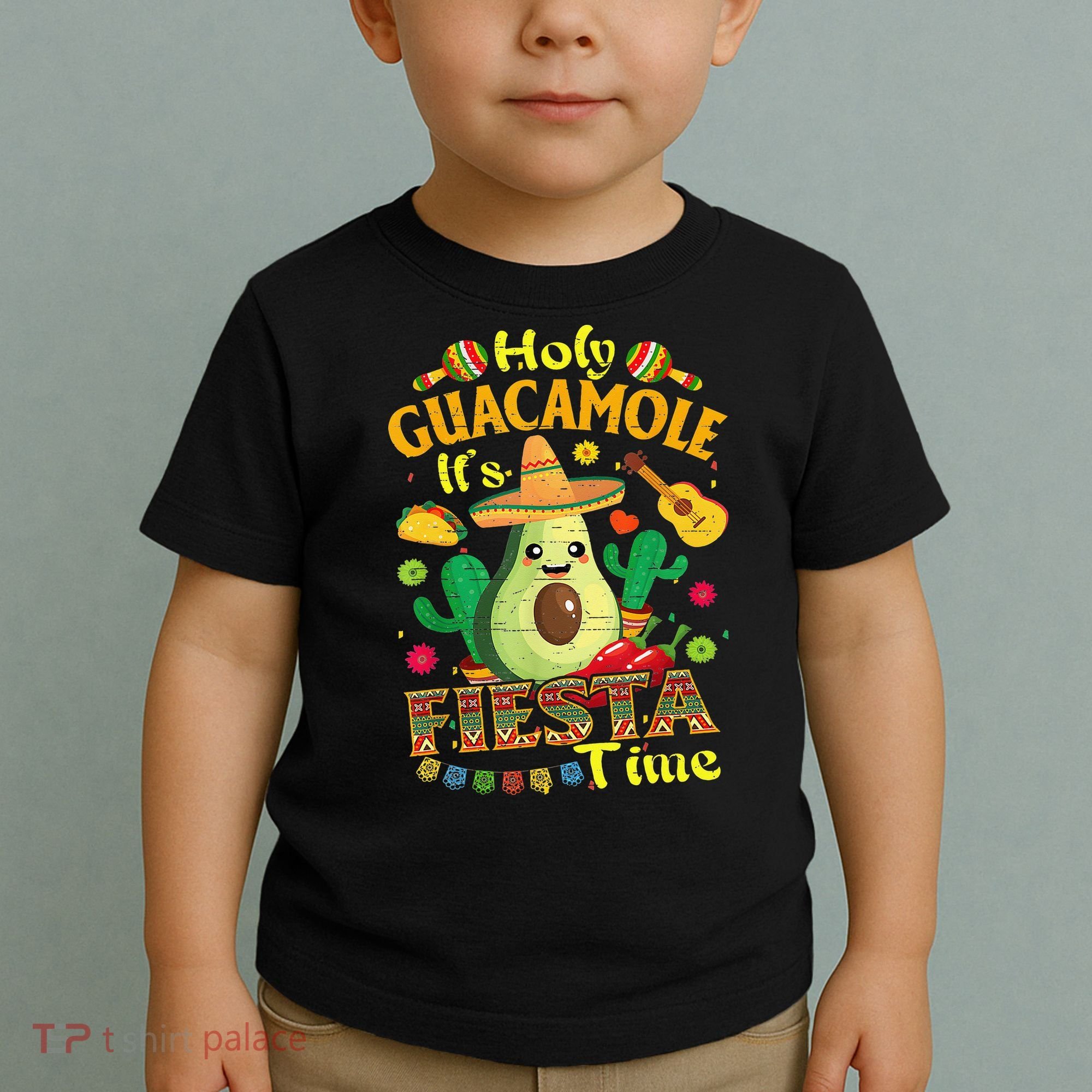 Cinco De Mayo Mexican Holy Guacamole Fiesta Time Gift Toddler T-Shirt