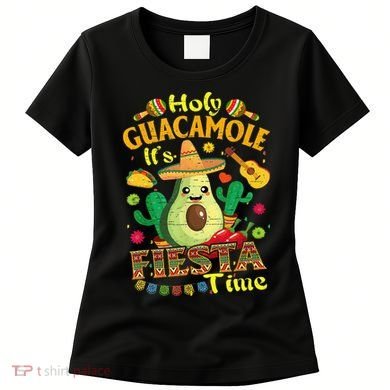 Cinco De Mayo Mexican Holy Guacamole Fiesta Time Gift Women's T-Shirt