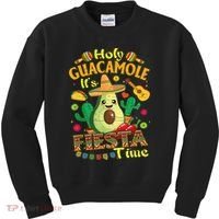 Cinco De Mayo Mexican Holy Guacamole Fiesta Time Gift Kids Sweatshirt thumb 0
