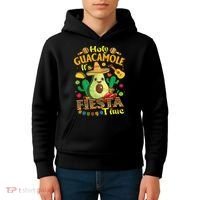 Cinco De Mayo Mexican Holy Guacamole Fiesta Time Gift Kids Hoodie thumb 4