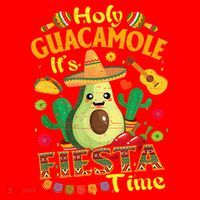 Cinco De Mayo Mexican Holy Guacamole Fiesta Time Gift Santa Hat thumb 1