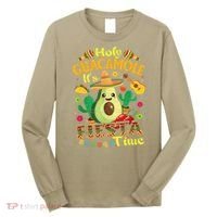 Cinco De Mayo Mexican Holy Guacamole Fiesta Time Gift Long Sleeve Shirt thumb 0