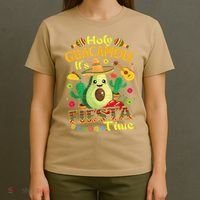 Cinco De Mayo Mexican Holy Guacamole Fiesta Time Gift T-Shirt thumb 4