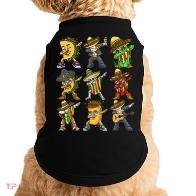 Cinco De Mayo Party Taco Dabbing Mexican Mariachi Burrito Doggie Tank