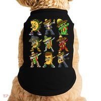 Cinco De Mayo Party Taco Dabbing Mexican Mariachi Burrito Doggie Tank thumb 0