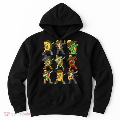Cinco De Mayo Party Taco Dabbing Mexican Mariachi Burrito Hoodie