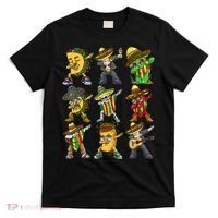Cinco De Mayo Party Taco Dabbing Mexican Mariachi Burrito T-Shirt thumb 0